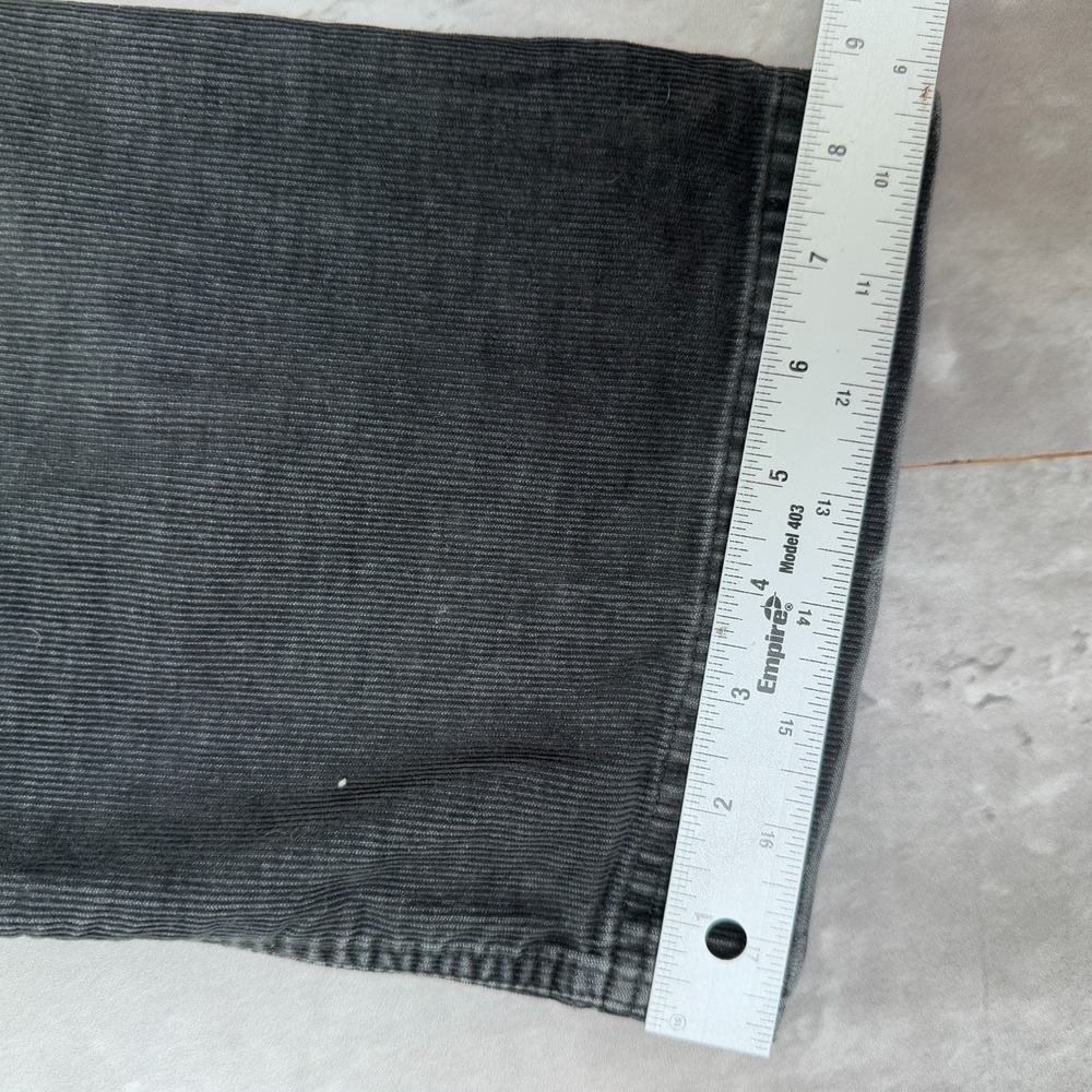 American Eagle Outfitters Corduroy Pants Womens 4 Black Flared Bootcut Granola - Picture 7 of 10